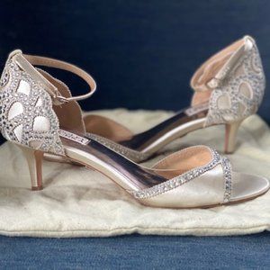 Badgley Mischka Gillian Ankle Strap Evening Sandal